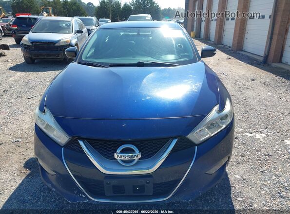 1N4AA6AP0HC425203 2017 NISSAN MAXIMA Blue Вид щитка приладів