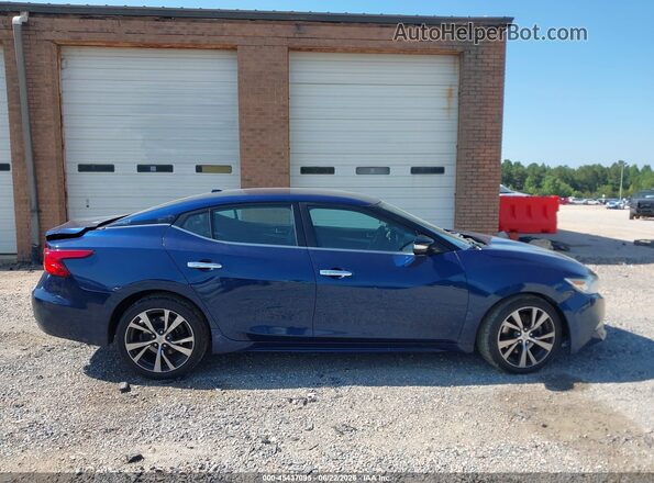 1N4AA6AP0HC425203 2017 NISSAN MAXIMA Blue Вид задньої частини салону