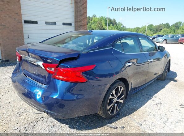 1N4AA6AP0HC425203 2017 NISSAN MAXIMA Blue Задня права чверть