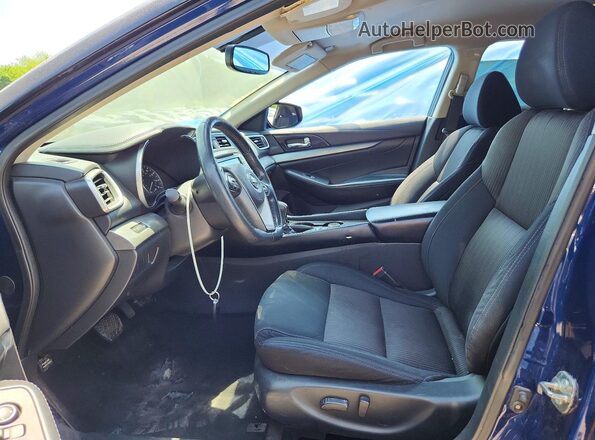 1N4AA6AP0HC436153 2017 NISSAN MAXIMA Blue Widok wnętrza z przodu