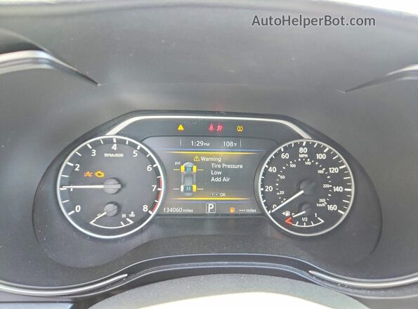 1N4AA6AP0HC436153 2017 NISSAN MAXIMA Blue Widok zestawu wskaźników