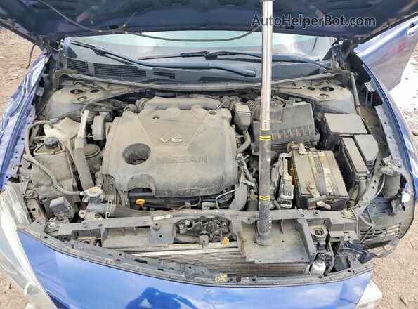 1N4AA6AP0HC436153 2017 NISSAN MAXIMA Blue Widok wnętrza z tyłu