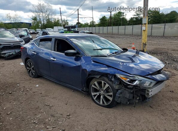 1N4AA6AP0HC436153 2017 NISSAN MAXIMA Blue Przód prawy