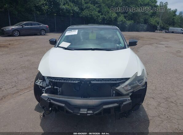 1N4AA6AP0HC439957 2017 NISSAN MAXIMA White Widok zestawu wskaźników
