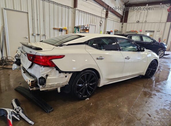1N4AA6AP0HC440879 2017 NISSAN MAXIMA Белый Задняя правая четверть