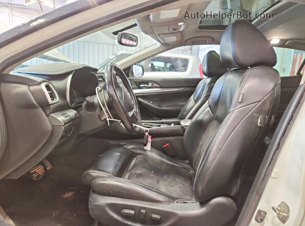 1N4AA6AP0HC440879 2017 NISSAN MAXIMA Белый Вид салона спереди