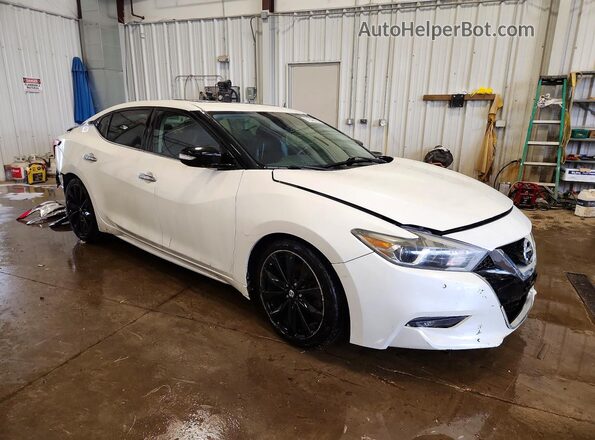 1N4AA6AP0HC440879 2017 NISSAN MAXIMA Белый Передняя правая четверть