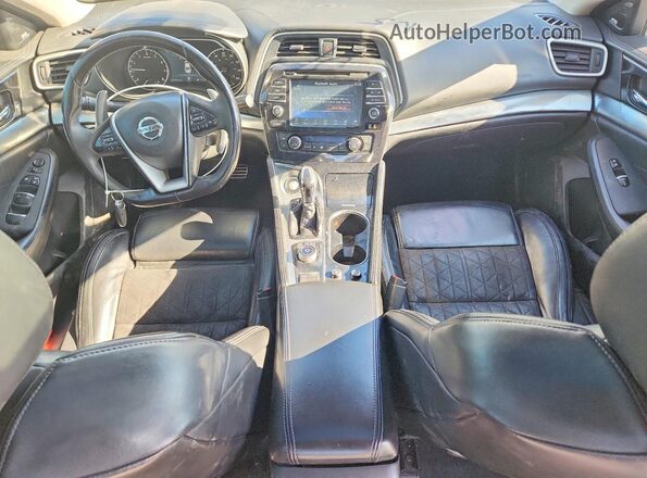 1N4AA6AP0HC440879 2017 NISSAN MAXIMA Белый Вид панели приборов