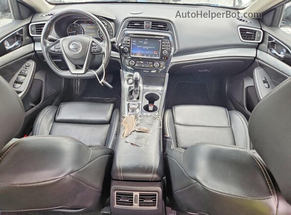 1N4AA6AP0HC444060 2017 NISSAN MAXIMA Silver Вид панелі приладів