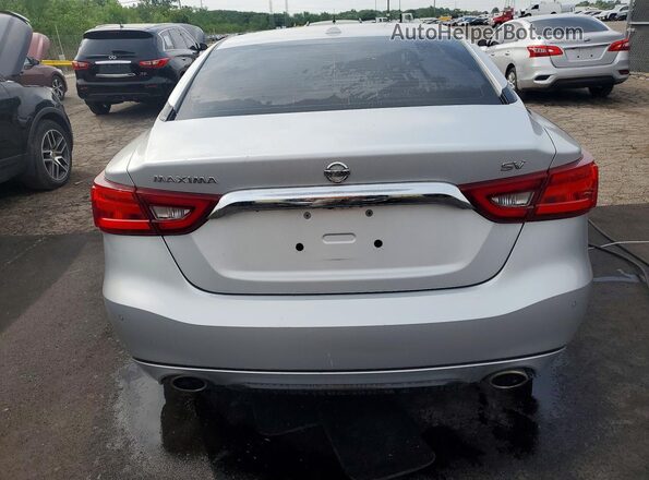 1N4AA6AP0JC368006 2018 NISSAN MAXIMA Silver Rear view