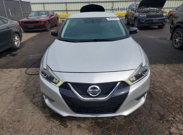 1N4AA6AP0JC368006 2018 NISSAN MAXIMA Silver Front view