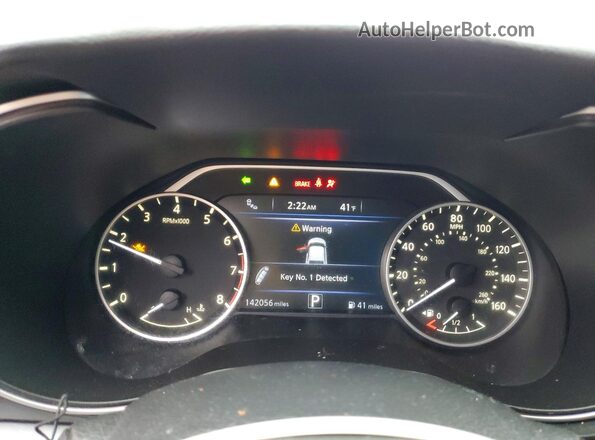 1N4AA6AP0JC389325 2018 NISSAN MAXIMA Black Instrument cluster view