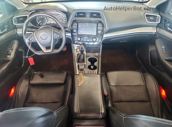 1N4AA6AP0JC390118 2018 NISSAN MAXIMA Burgundy Вид панелі приладів