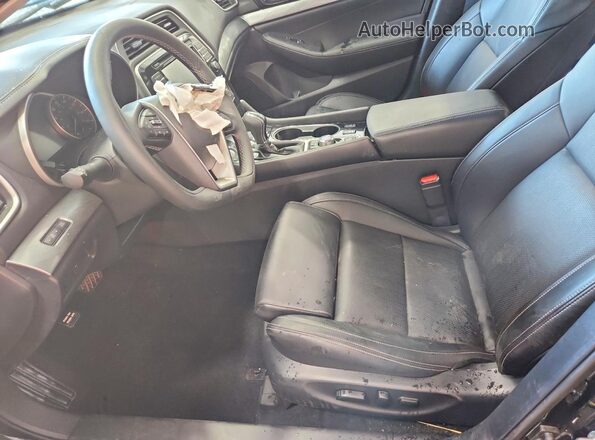 1N4AA6AP0JC393987 2018 NISSAN MAXIMA Black Front interior view
