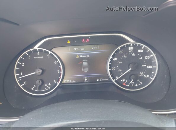 1N4AA6AP0JC398266 2018 NISSAN MAXIMA Gray უკანა სავარძლების ხედი