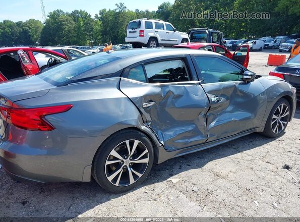 1N4AA6AP0JC398266 2018 NISSAN MAXIMA Gray წინა ხედი