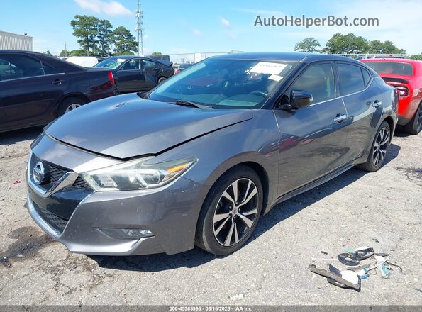 1N4AA6AP0JC398266 2018 NISSAN MAXIMA Gray წინა მარცხენა ხედი სამი მეოთხედიდან