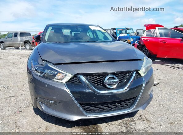 1N4AA6AP0JC398266 2018 NISSAN MAXIMA Gray ხელსაწყოთა პანელის ხედი