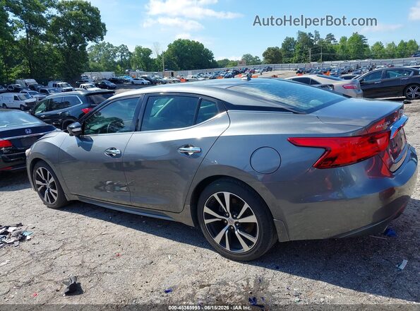 1N4AA6AP0JC398266 2018 NISSAN MAXIMA Gray სალონის 360-გრადუსიანი ხედი
