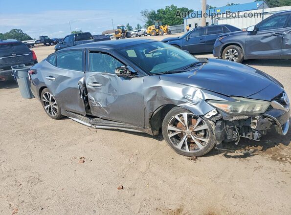 1N4AA6AP0JC401263 2018 NISSAN MAXIMA Gray Przód prawy
