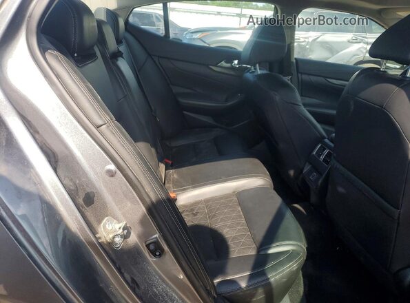 1N4AA6AP0JC401263 2018 NISSAN MAXIMA Gray Widok tylnych siedzeń