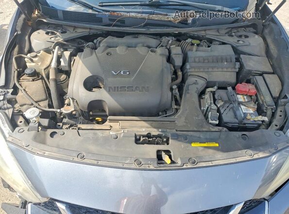 1N4AA6AP0JC401263 2018 NISSAN MAXIMA Gray Widok wnętrza z tyłu