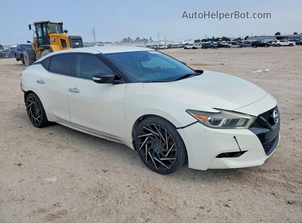 1N4AA6AP1GC377435 2016 NISSAN MAXIMA Белый Передняя правая четверть