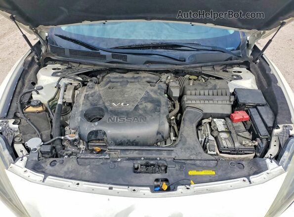 1N4AA6AP1GC377435 2016 NISSAN MAXIMA Белый Вид задней части салона