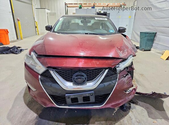 1N4AA6AP1GC448276 2016 NISSAN MAXIMA Бордовый Вид спереди