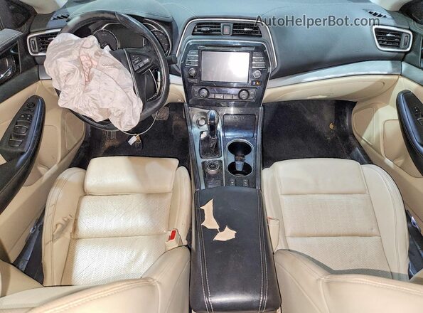 1N4AA6AP1GC448276 2016 NISSAN MAXIMA Бордовый Вид панели приборов
