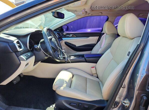 1N4AA6AP1HC364010 2017 NISSAN MAXIMA Gray Front interior view