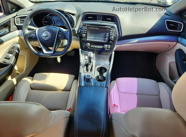 1N4AA6AP1HC364010 2017 NISSAN MAXIMA Gray Dashboard view