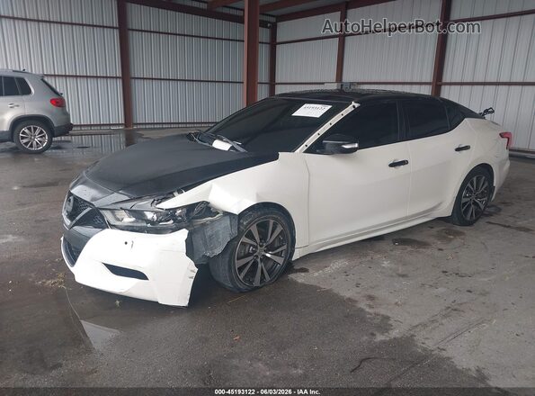 1N4AA6AP1HC366551 2017 NISSAN MAXIMA White წინა მარცხენა ხედი სამი მეოთხედიდან