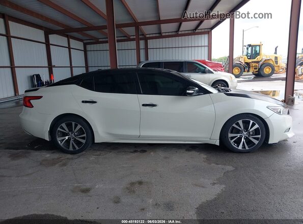 1N4AA6AP1HC366551 2017 NISSAN MAXIMA White უკანა სალონის ხედი