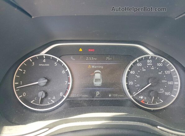 1N4AA6AP1HC367862 2017 NISSAN MAXIMA White Vista del cuadro de instrumentos
