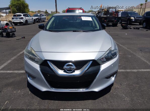 1N4AA6AP1HC368025 2017 NISSAN MAXIMA Silver Instrument cluster view