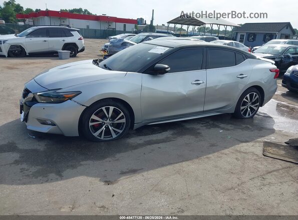 1N4AA6AP1HC407020 2017 NISSAN MAXIMA Silver Առջևի ձախ երեք քառորդ տեսարան