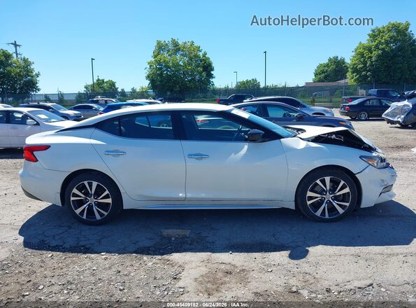 1N4AA6AP1HC424819 2017 NISSAN MAXIMA White Vista del cuadro de instrumentos