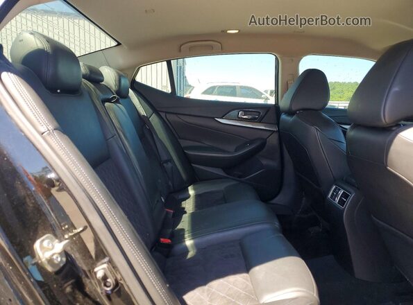 1N4AA6AP1HC434251 2017 NISSAN MAXIMA Black Widok tylnych siedzeń
