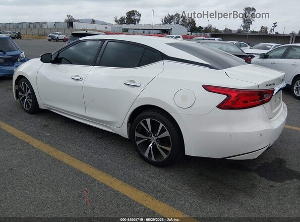 1N4AA6AP1JC375336 2018 NISSAN MAXIMA White Rear left