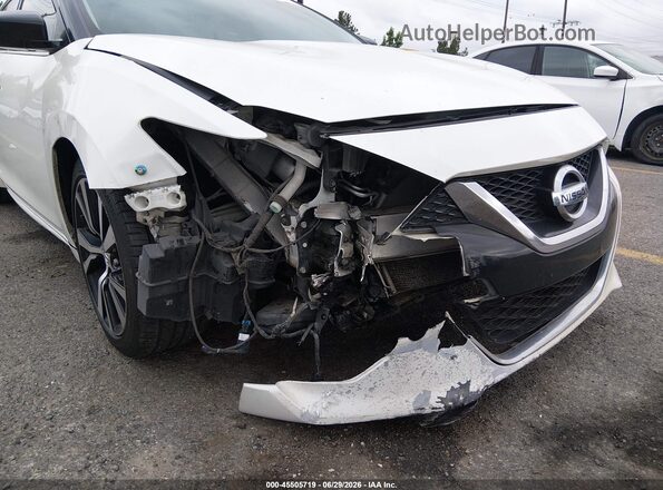 1N4AA6AP1JC375336 2018 NISSAN MAXIMA White Front view