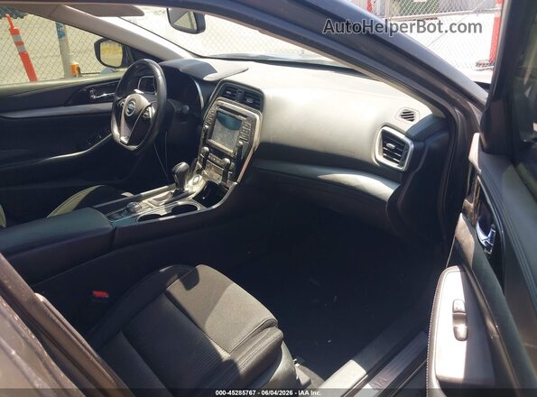 1N4AA6AP1JC386031 2018 NISSAN MAXIMA Gray წინა სალონის ხედი