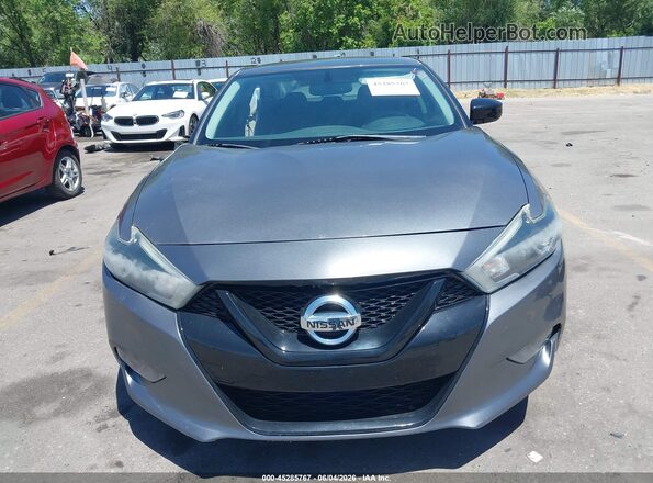 1N4AA6AP1JC386031 2018 NISSAN MAXIMA Gray ხელსაწყოთა პანელის ხედი