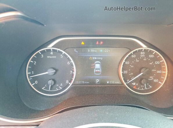 1N4AA6AP1JC392024 2018 NISSAN MAXIMA Black Vista del cuadro de instrumentos