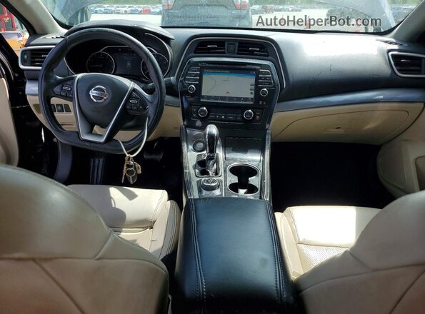 1N4AA6AP1JC392024 2018 NISSAN MAXIMA Black Vista del salpicadero