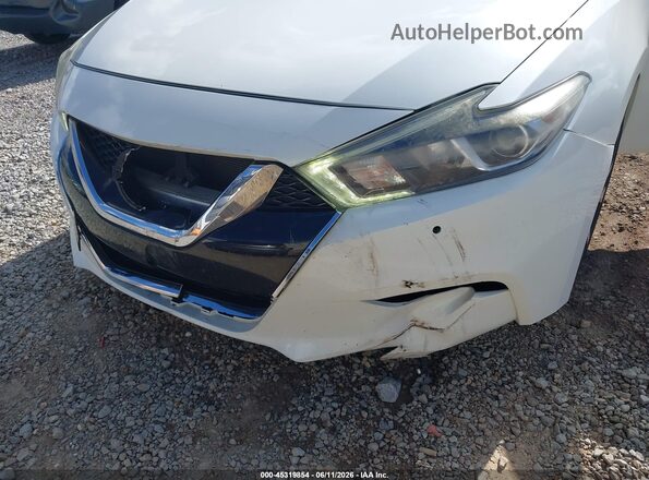 1N4AA6AP1JC399281 2018 NISSAN MAXIMA White წინა ხედი