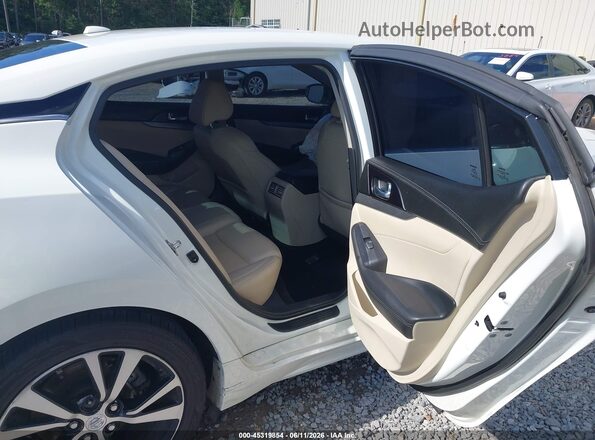 1N4AA6AP1JC399281 2018 NISSAN MAXIMA White VIN კოდის სტიკერის ხედი
