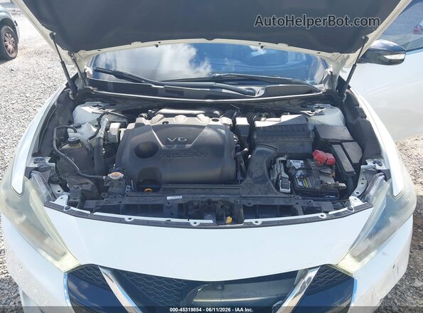 1N4AA6AP1JC399281 2018 NISSAN MAXIMA White უკანა ხედი