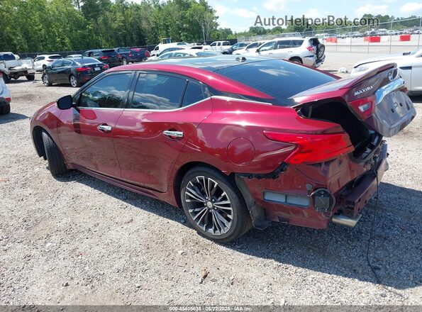 1N4AA6AP2GC386824 2016 NISSAN MAXIMA Red Задня ліва чверть