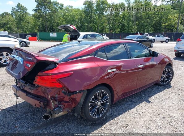 1N4AA6AP2GC386824 2016 NISSAN MAXIMA Red Задня права чверть